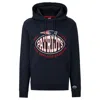 Hugo Boss Boss X Nfl Cotton-blend Hoodie With Collaborative Branding In Patriots