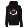 Hugo Boss Boss X Nfl Cotton-blend Hoodie With Collaborative Branding In Bills