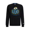 Hugo Boss X Nfl Los Angeles Rams Crewneck Sweatshirt In Black