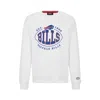 Hugo Boss Boss X Nfl Cotton-blend Sweatshirt With Collaborative Branding In Bills