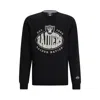 HUGO BOSS X NFL COTTON-BLEND SWEATSHIRT WITH COLLABORATIVE BRANDING