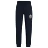 Hugo Boss Boss X Nfl Cotton-blend Tracksuit Bottoms With Collaborative Branding In Cowboys