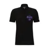 Hugo Boss Boss Nfl Cowboys Cotton Polo 8 In Black