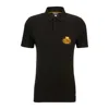 Hugo Boss Boss X Nfl Cotton-piqu Polo Shirt With Collaborative Branding In Multi