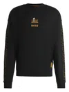Hugo Boss X Nfl Cotton Sweatshirt In Black