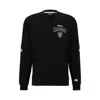 Hugo Boss Boss X Nfl Cotton-terry Sweatshirt With Collaborative Branding In Raiders
