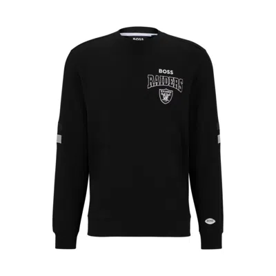 HUGO BOSS X NFL LOGO-PRINT SWEATSHIRT 