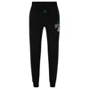 Hugo Boss Boss X Nfl Cotton-terry Tracksuit Bottoms With Collaborative Branding In Dolphins