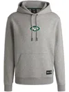 Hugo Boss Boss X Nfl Woodson Graphic Hoodie In Grey