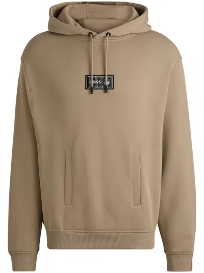 Hugo Boss Boss X Nfl Cotton-terry Hoodie With Special Branding In Nfl Generic
