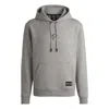 Hugo Boss X Nfl Interlock Hoodie With Special Branding In Gray