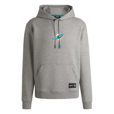 HUGO BOSS X NFL INTERLOCK HOODIE WITH SPECIAL BRANDING