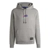 Hugo Boss X Nfl Interlock Hoodie With Special Branding In Gray