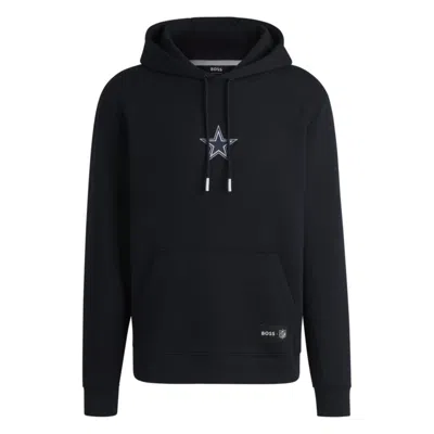 Hugo Boss X Nfl Interlock Hoodie With Special Branding In Multi