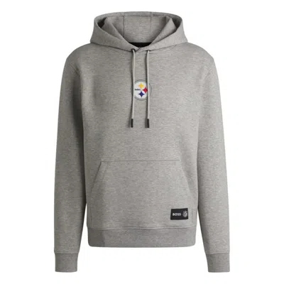 Hugo Boss X Nfl Interlock Hoodie With Special Branding In Multi