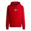 Hugo Boss Boss X Nfl Interlock Hoodie With Special Branding In Multi