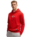 Hugo Boss Boss X Nfl Interlock Hoodie With Special Branding In Chiefs Red