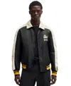 Hugo Boss X Nfl Men's Velvet Trim Bomber Jacket In Black