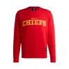 Hugo Boss Boss X Nfl Regular-fit Sweatshirt With Special Branding In Multi