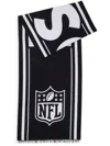 Hugo Boss Boss X Nfl Scarf With Special Jacquard Branding In Black