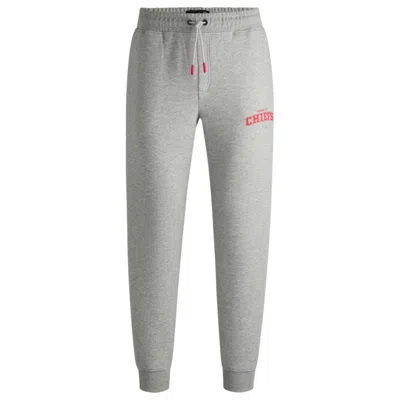 HUGO BOSS X NFL SIGNATURE-TAPE TRACKSUIT BOTTOMS WITH SPECIAL BRANDING