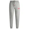 Hugo Boss Boss X Nfl Signature-tape Tracksuit Bottoms With Special Branding In Multi