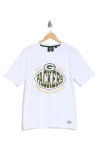 Hugo Boss X Nfl Stretch Cotton Graphic T-shirt In Green Bay Packers White