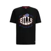 Hugo Boss Boss X Nfl Stretch Cotton Graphic T-shirt In Black