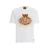 Hugo Boss Boss X Nfl Stretch Cotton Graphic T-shirt In Washington Commanders White