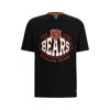 Hugo Boss Boss X Nfl Stretch-cotton T-shirt With Collaborative Branding In Multi