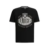 Hugo Boss Boss X Nfl Stretch-cotton T-shirt With Collaborative Branding In Multi