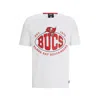 HUGO BOSS X NFL STRETCH-COTTON T-SHIRT WITH COLLABORATIVE BRANDING