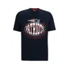 HUGO BOSS X NFL STRETCH-COTTON T-SHIRT WITH COLLABORATIVE BRANDING