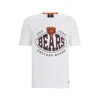 Hugo Boss Boss X Nfl Stretch Cotton Graphic T-shirt In White