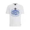 Hugo Boss Boss X Nfl Stretch Cotton Graphic T-shirt In White