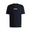 Hugo Boss X Nfl Stretch-cotton T-shirt With Special Branding In Black