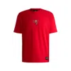 Hugo Boss X Nfl Stretch-cotton T-shirt With Special Branding In Multi