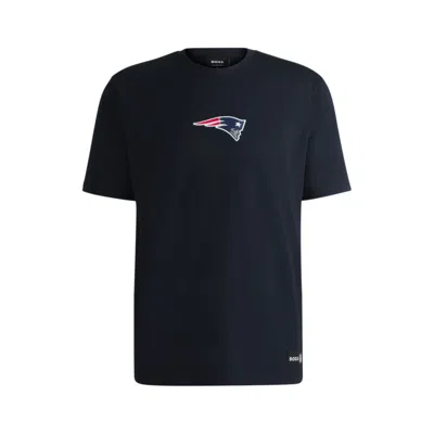 HUGO BOSS X NFL STRETCH-COTTON T-SHIRT WITH SPECIAL BRANDING