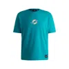 Hugo Boss Boss X Nfl Stretch Cotton Graphic T-shirt In Multi
