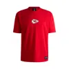 Hugo Boss Boss X Nfl Stretch Cotton Graphic T-shirt In Multi