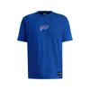 Hugo Boss Boss X Nfl Stretch-cotton T-shirt With Special Branding In Multi