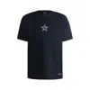 Hugo Boss X Nfl Stretch-cotton T-shirt With Special Branding In Black