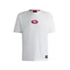 Hugo Boss Boss X Nfl Stretch Cotton Graphic T-shirt In Multi