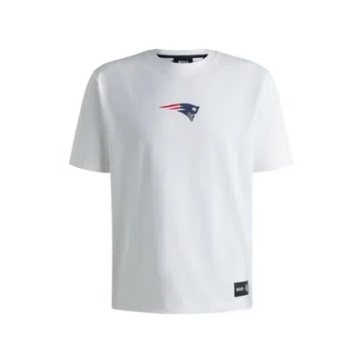 HUGO BOSS X NFL STRETCH-COTTON T-SHIRT WITH SPECIAL BRANDING