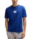 Hugo Boss X Nfl Stretch-cotton T-shirt With Special Branding In Medium Blue