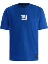 Hugo Boss X Nfl Stretch-cotton T-shirt With Special Branding In Blue
