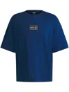 Hugo Boss Boss X Nfl Interlock-cotton T-shirt With Special Branding In Blue