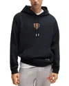 Hugo Boss Boss X Nfl Woodson Graphic Hoodie In Dark Blue