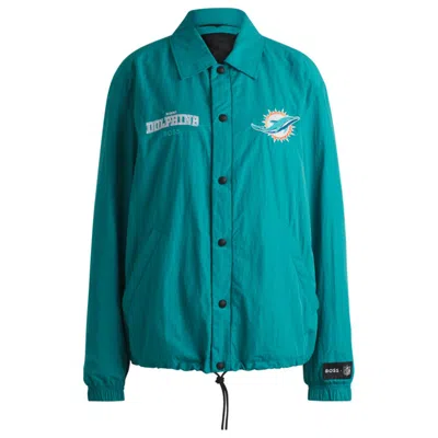 HUGO BOSS X NFL WATER-REPELLENT JACKET WITH EMBROIDERED BRANDING
