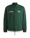 Hugo Boss Boss X Nfl Water-repellent Jacket With Embroidered Branding In Open Green
